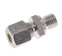 M12x1.5 Mâle x 8L Raccord à compression droit en acier inoxydable 315 Bar DIN 2353
