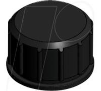 M12X1K 43-16213 - Capuchon pour connecteur M12 x 1, noir