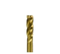 M2.5 M3 M4 M5 M6 M7 M8 M10 M12 | Prise de Machine de cannelure de robinet de pointe en spirale HSS plaqué métrique(Spiral flute tap,M4X0.7_5PCS)