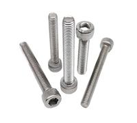 M2 .5 M3 M4 M5 M6 M8 304 A2 acier inoxydable DIN912 hexagone douille hexagonale capuchon Allen tête boulon vis allongé Long 6-200mm(95mm,10pcs M4)