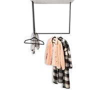 M2 Kollektion Andorra 8 Porte-Manteau en métal Noir 80 x 70 x 20 cm