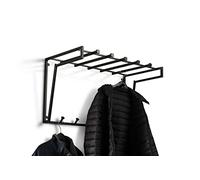 M2 Kollektion Vigo 2 Porte-Manteau en métal Noir 79 x 45 x 40 cm