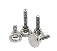 M2 M2.5 M3 M4 M5 M6 M8 M10 304 A2-70 acier inoxydable serrer à la main vis à pouce boulon mur rideau verre ajuster vis à pouce DIN464(10mm,2pcs M5)