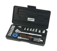 Mannesmann Jeu de douilles Set 206 - 1/4 pouce + 3/8 pouce - 20 pièces