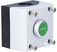 M22-D-G-X1/KC11/I Bouton vert plat 1F1O sans rappel 216522