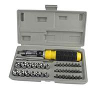 [M29041] BRÜDER MANNESMANN Coffret Tournevis à Cliquet + Jeu d'embouts de vis...