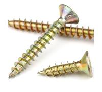 M3.5 M4 M5 Zinc Croix Encastré Fraisé Panneau De Fibres De Bois Vis À Aggloméré Enduit Tête Plate Autotaraudeuse Vis À Bois Clous For Panneau Mural(50pcs,70MM_M5)