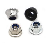 M3 M4 M5 M6 M8 M10 M12 acier inoxydable/Nickel/nylon galvanisé écrou à bride de verrouillage écrou de blocage écrou de blocage Nylock autobloquant White Carbon Steel