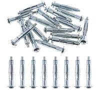 M4 x 52 Pince Cheville Molly Moly Placo a Metalique (Pack de 10) Expansion pour Placoplâtre Gypsum Gips - Zinc passivé pour corrosion résistance 4mm x 52mm