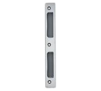 M4TEC ZB8 Gâche d'angle en acier inoxydable brillant avec alvéole plastique Robuste, durable & facile à installer DIN R/L Convient aux verrous un tour à fermeture de l'intérieur WC & Salle de bain