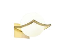 M4VJjuhEC appliques murales Applique murale moderne en verre avec cadre cuivre, décoration intérieure