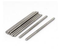 sourcing map Tige Filetée M4 x 80mm Acier Inoxydable 304, 10Pcs Tiges Entièrement Fileté pour Projets de Bricolage