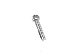 M5 M6 M8 M10 M12 25 Mm 30 Mm À 100 Mm 304 Acier Inoxydable Demi-filetage Vis O Trou Balançoire Levage Articulé Goujon Ancrage Boulon À Œil(2Pcs M8x100)