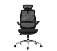 SIHOO M59AS Chaise de bureau ergonomique- Accoudoirs 3D réglables & rabattables-150kg-Noir