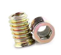 M6/M8/M10 vis de meubles à tête plate à six pans creux à dent externe 20 pièces/paquet (M8 * 20mm)
