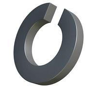 M6 Rondelles à ressort acier inox, bague fendue, rondelle frein acier inoxydable, rondelle à section carrée à simple bobine, bague d'étanchéité pour boulon/vis 6 mm DIN 127 A2 (lot de 50)