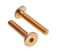M6 x 30mm Boulons Hexagonaux Pour Meubles par Keple, Lot de 25 - Boulons à Tête Hexagonale en Acier, Boulons de Meubles, Vis Pour Lit et Meubles en Bois - Quincaillerie d'Ameublement