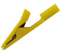 MA 1 GE - Pince crocodile miniature de 2,0 mm, jaune