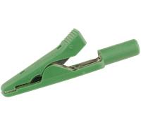 MA 1 GN - Pince crocodile miniature de 2,0 mm, verte