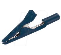 MA 1 SW - Pince crocodile miniature de 2,0 mm, noire
