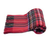 MA.AL.BI 1947 Plaid écossais 100 % pure laine mesure 150 x 180 cm