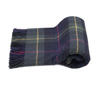 MA.AL.BI 1947 Plaid écossais 100 % pure laine mesure 150 x 180 cm