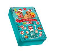 Ma boite à stickers - Noël (Capybaras) - Avec plus de 1000 stickers ! - Collectif - Hemma - Boîte ou accessoire - Document jeunesse