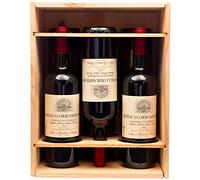 Ma Bouteille - Caisse en Bois à Glissière capacité 6 Bouteilles de Bordeaux, Bourgogne ou Champagne 75 l'unité