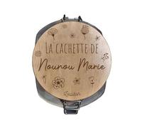 Ma Fabrique Perso - Bonbonne en Verre - Fleurs - Personnalisable