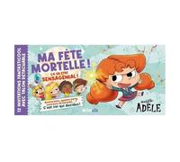 Ma Fête Mortelle ! Ca Va Être Sensagénial ! - 12 Invitations Fantasticool Avec Talon Détachable