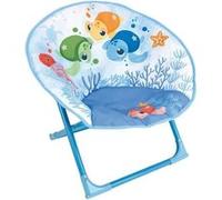 Ma petite carapace siege lune pliable tortues aquatiques pour enfant h.47 x l.54 x p.42 cm Bleu G