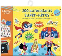 200 autocollants super-héros NED - Ma pochette d'artiste Julie Mercier (Illustration)