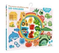 Ma Pochette D'artiste - Mes Premiers Autocollants En Relief - Les Couleurs