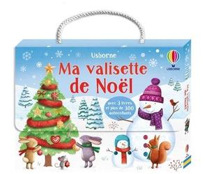 Ma valisette de Noël - Ma valisette d'activités - Dès 3 ans + autocollants + gommettes + sticker - Collectif - Usborne - Boîte ou accessoire - Document jeunesse