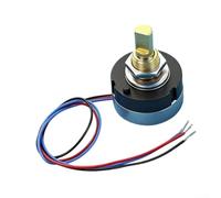 MA24 Potentiomètre numérique sans contact avec effet Hall, sortie de tension 0-5 V, capteur d'angle 360°, 3,3-5 VDC, boîtier en aluminium Ø24 mm, linéarité 0,3 % (MA24 360)