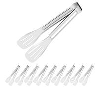 MABAHON 10Pcs Pinces Cuisine,7 Pouces Pinces de Service Pince à Salade Inox
