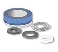 mabo Sanitec bande d'étanchéité pour baignoire Flexiguard Premium 101443, 3 mètres