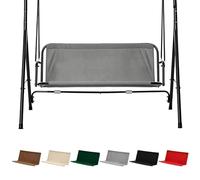 MACAGGTNTU Coussin De Balançoire Balançoire Extérieure Housse De Chaise De Jardin Housse De Siège De Balancelle En Tissu Oxford 600D Imperméable Et Robuste(Gray,43.3x17.7x21.7in)