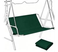 MACAGGTNTU Housse De Rechange Pour Siège De Balancelle 2/3 Places Housse De Coussin Pour Balancelle Hollywoodienne Tissu Oxford 600D Housse Pour Chaise De Jardin(Green,144x45x55cm)