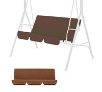 MACAGGTNTU Housse De Rechange Pour Siège De Balancelle Hollywoodienne 150x50x10cm Universelle Housse De Coussin De Rechange Pour Balancelle Extérieur Imperméable(Brown,150x50x10cm/59x20x4in)