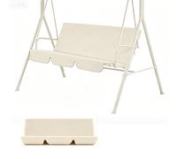 MACAGGTNTU Housse De Rechange Pour Siège De Balancelle Hollywoodienne 150x50x10cm Universelle Housse De Coussin De Rechange Pour Balancelle Extérieur Imperméable(Beige,130x45x8cm/51x18x3in)