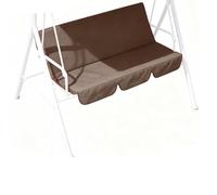 MACAGGTNTU Housse De Siège Pour Balancelle Toile De Balancelle Jardin 2 3 Places Coussin De Remplacement Pour Chaise Extérieur Imperméable Légère Et Pliable(Brown,130x45x8cm/51x18x3in)