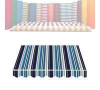 MACAGGTNTU Tissu De Rechange pour Store Banne 2m 2.5m 3.0m 3.5m 4.0m 4.5m 5m 6m Générique Toile De Remplacement pour Abri Pare-Soleil(Blue,5x3m/16x10ft)
