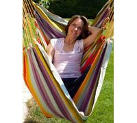 MacaMex Cayo grande Costa Rica - Chaise suspendue Amérique du Sud coton multicolore Chaise suspendue