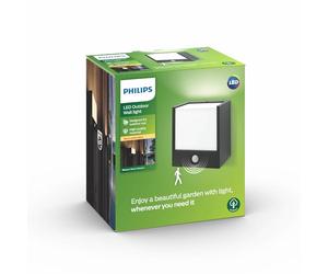 Macaw wall lantern LED with PIR