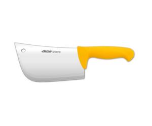 Macheta Arcos Couleur - Prof 296100 Acier Inoxydable Nitrum Et Mango Lame Ergonomique En Polypropylène Jaune De 19 Cm Et 4 Mm D'épaisseur Dans Un Étui. Jaune
