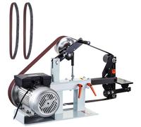 Machine à bandeuse - Bandeuse - Machine à poncer - Machine à meuler - Moteur 1500W - Roues abrasives 3-en-1