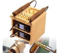 Machine À Border Et À Rainurer Le Cuir, Fer À Rainurer Électrique Chauffant avec 14 Embouts pour Le Travail du Cuir, Le Rainurage, Le Pressage Et Le Scellage À Chaud Double
