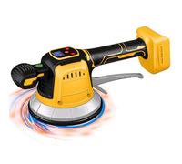 Machine à Carreler Électrique pour Dewalt 18V,20v, Vibreur de Carrelage Ventouse 148 x 148 mm 10 Vitesses Réglables Capacité de 160 kg de Carrelages & Carreaux Muraux (Sans Batterie)
