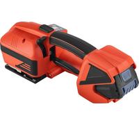 Machine à cercler électrique, 2 batteries 4000 mAh, outil de cerclage automatique avec affichage numérique pour sangles PP/PET de 9 à 16 mm de large, machine à cercler pour emballage de caisses et pal